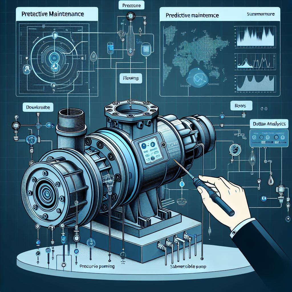 Predictive maintenance technology for submersible pumps based on pressure and flow analysis
