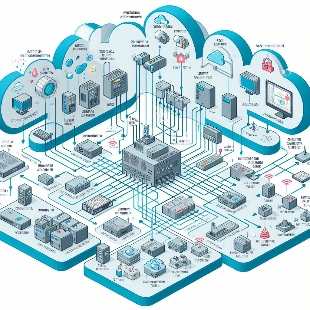 Cloud architecture diagram for SCADA systems